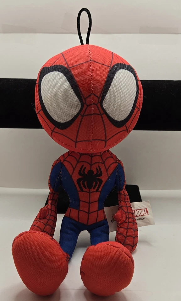 Figura de peluche Marvel's Spiderman 10" - Un superhéroe para jugar o exhibir - Pequeño Spidy Foto 3 de 4