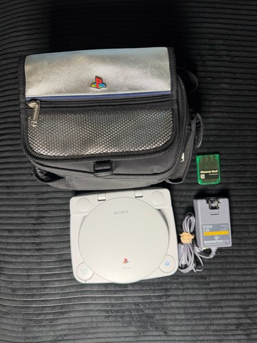 Sony Playstation PSOne Console Bundle w LCD Screen SCPH-101 OEM Bag Power Supply