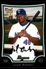Julio Borbon 2009 Bowman Draft Picks & Prospects #BDP49 Rangers MLB READ