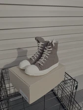 Rick Owens DRKSHDW Sneakers - Dark Dust / Milk Scarpe In Denim Size 42