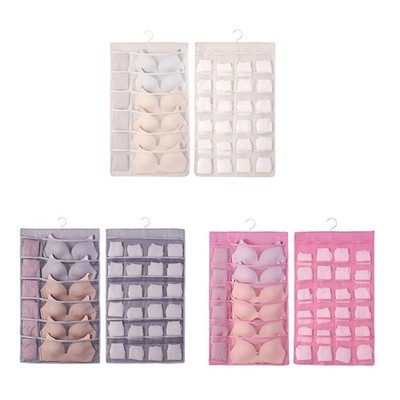 Hanging Bra Organizer Oxford Fabric Double Sides Breathable Large Capacity Under