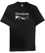 Image of Reebok Mens Classic Split Vector Graphic T-Shirt, Black, Medium