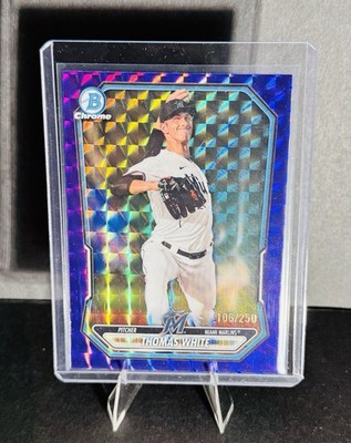 2026 Bowman Thomas White Purple Geometric /250 #BCP-80