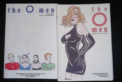The O Men Book One Little Earthquakes & Two The Frenzy Ominous Comics VF