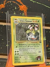 Pokémon English -1999 Gym Challenge Erika’s Venusaur Holo Swirl Unlimited #4/132 on eBay