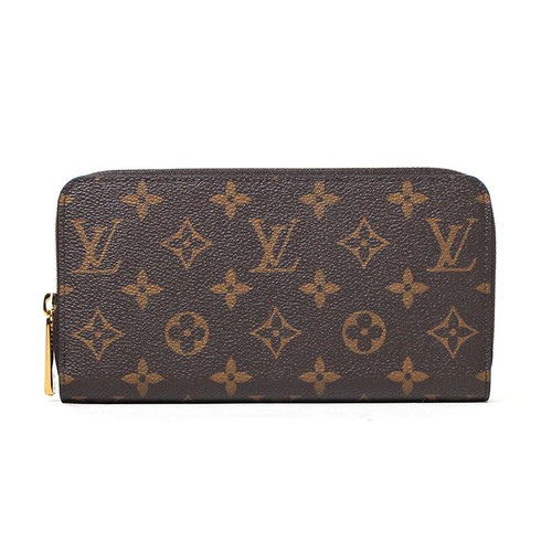 LOUIS VUITTON  Round Zipper Long Wallet Zippy Wallet Monogram Canvas Brown Zippy