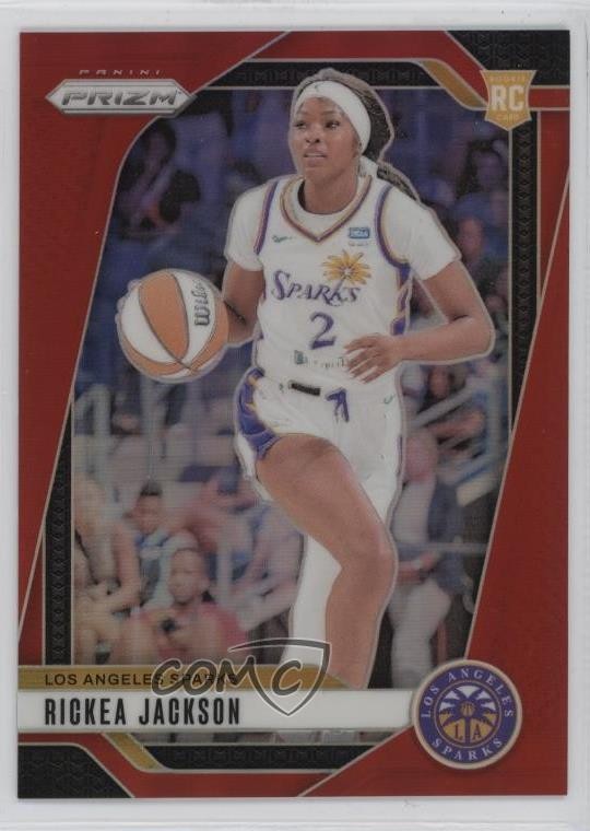 2024 Panini Prizm WNBA Red Pulsar 172/299 Rickea Jackson #60 Rookie RC 6m7