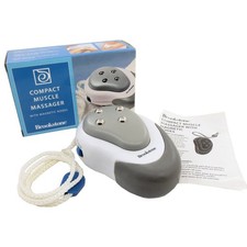 Brookstone Compact Muscle Massager with Magnetic Nodes with Batteries