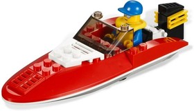 LEGO City 4641 Speedboat & Minifig 100% Complete