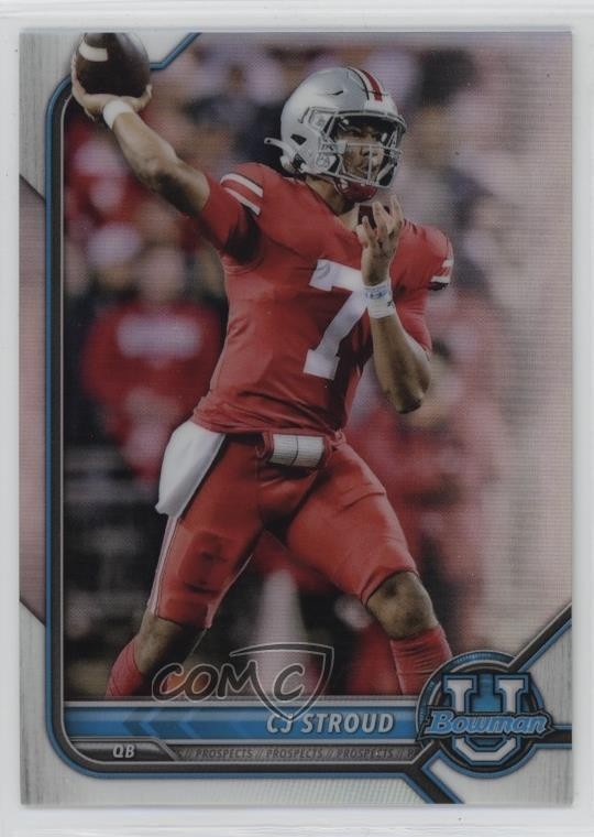 2021-22 Bowman U Chrome Prospects CJ Stroud #90 06in