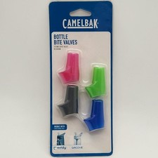 CamelBak Eddy/Groove Bottle Bite Valves 4-Pack Pink, Green, Blue, Grey - NOS
