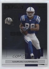 2007 Playoff NFL Playoffs Black Metalized 10/49 Marvin Harrison #44 HOF 0x1m