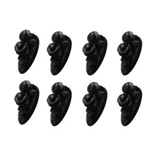 8 Pcs Cord Cable Organizer Self Adhesive Clips For Wire Management Black