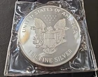 1986 Walking Liberty Large 1 Pound Fine Silver Eagle Coin Rare Date. Low Pop.