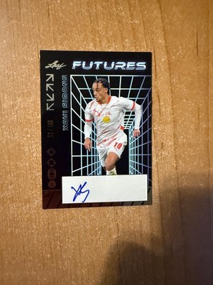 2024 Leaf Futures - Xavi Simons - Silver Foil Futures Auto #d 53/149