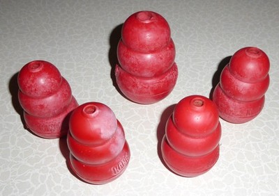 5 gebrauchte KONGs - Hundespielzeug