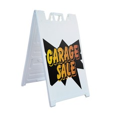 Garage Sale Heavy Duty A-Frame Sidewalk Sign Local Bargains Neighborhood Events