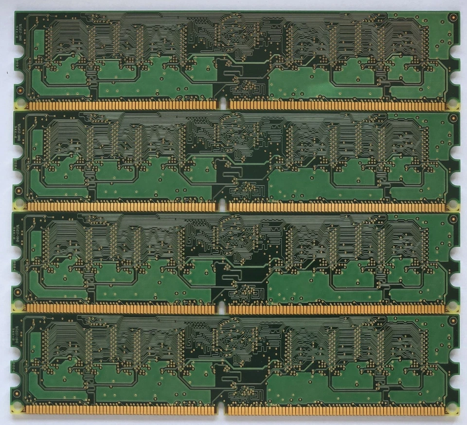 Samsung M378T2863QZS-CF7 4GB 4x1GB 1Rx8 PC2-6400U-666-12-ZZ DDR2-800 DIMM Module - Image 2 of 2