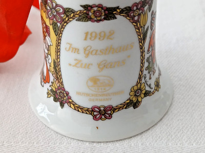 Konvolut Porzellan Glocken - Hutschenreuther 2 x Weihnachten / 10 Stück