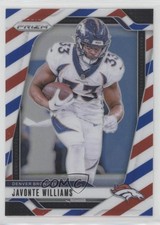 2024 Panini Prizm Red White & Blue Prizm Javonte Williams #84 1jj7