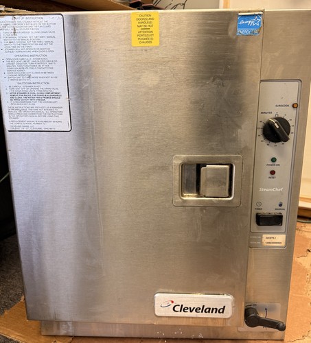 Cleveland SteamChef Countertop Convection Electric Steamer 6 Pan