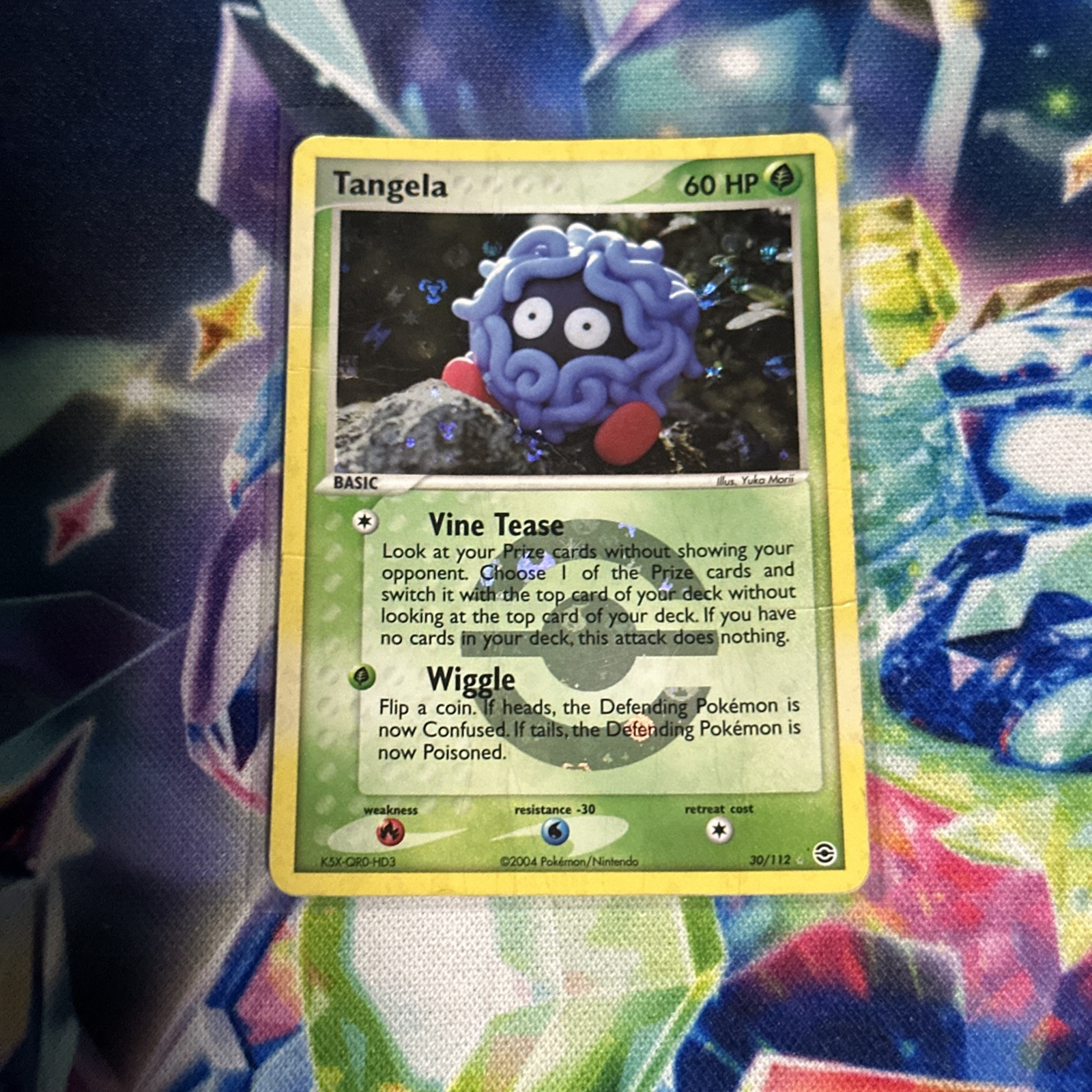 Pokemon TCG English Card ex Fire Red Leaf Green Tangela 30/112 Reverse Holo HP