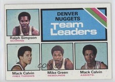 1975-76 Topps Team Leaders Ralph Simpson Mack Calvin Mike Green #278 0l4h