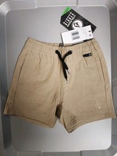 Volcom Hybrid Toddler 2T Khaki Shorts NWT