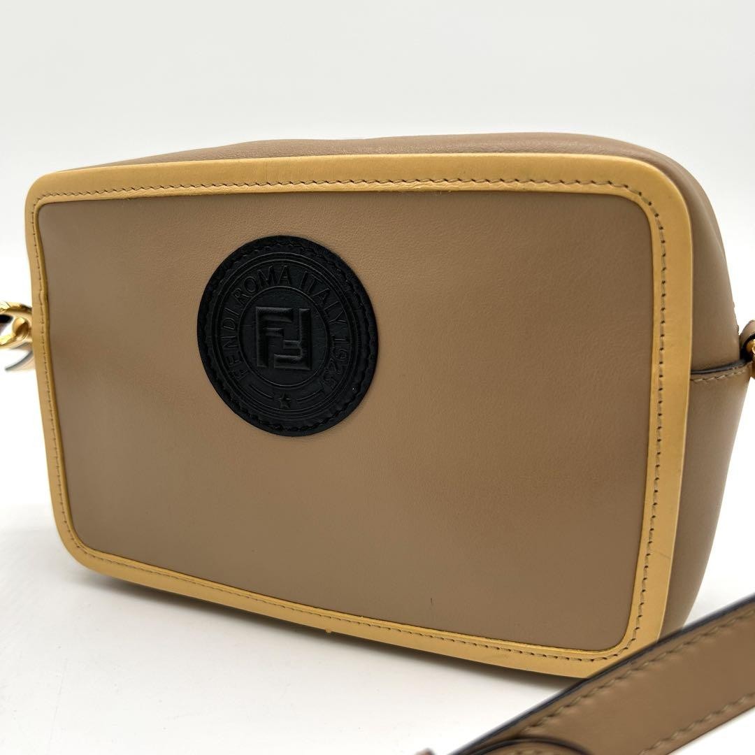 SAINT LAURENT Borsa a tracolla Fendi Pochette Cam in pelle beige usata