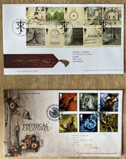 2004/2009 GB Stamps FDC x2 - Lord  of the Rings, Mythical Creatures