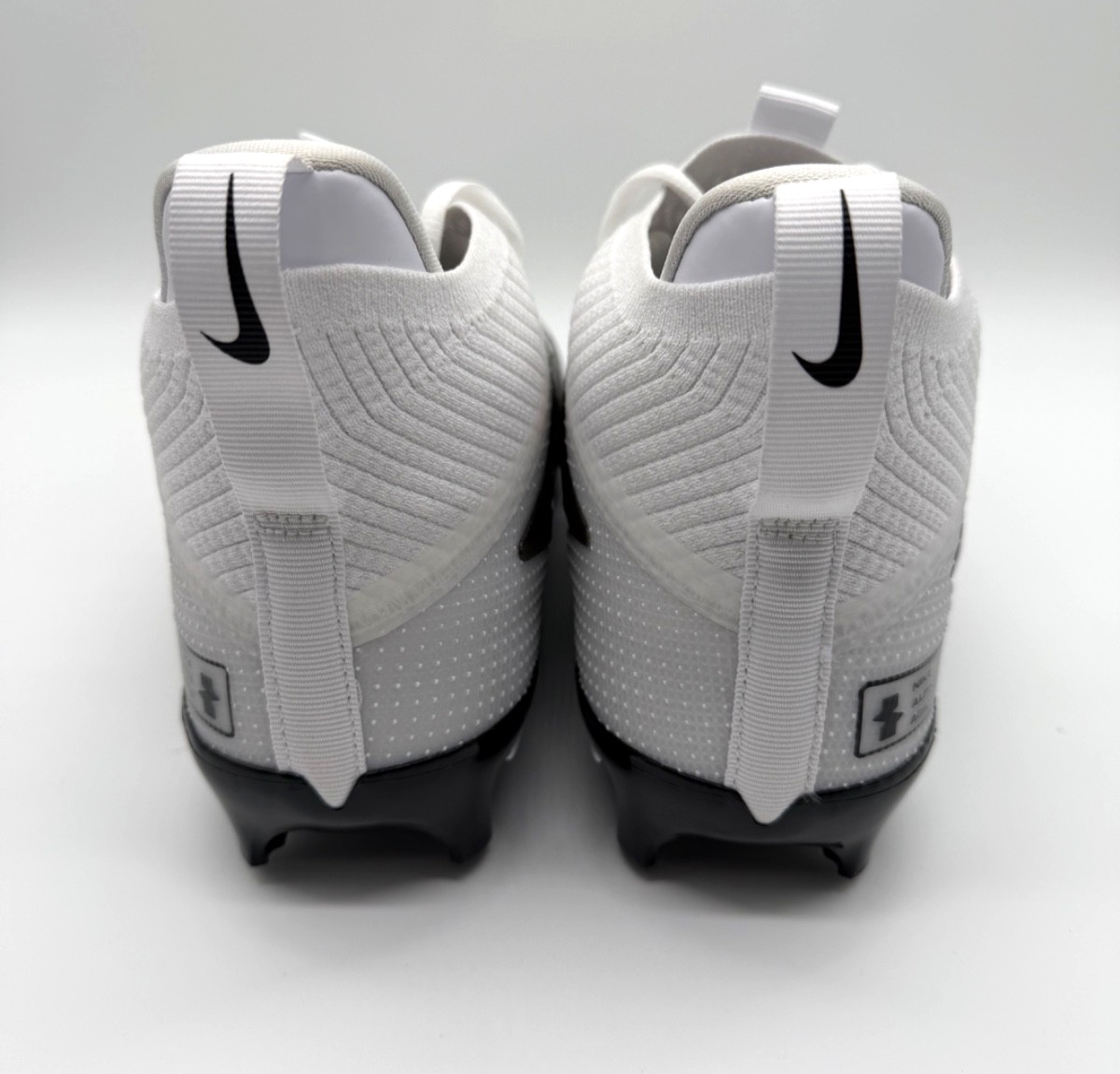 Nike Alpha Menace 4 Elite Football Cleats White Black Size  display picture 1