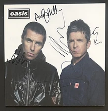 Oasis hand signed LIVE 25 official tour programme Noel Gallagher with proof Liam