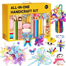 Craft Supplies for Kids Kids Craft Kit Box with 3000 Pieces, Arts and Craf...