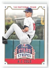 2015 Panini Baseball USA Stars & Stripes A.J. Cole #1 RC