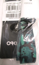 OAKLEY LANYARD B1B NEW CRAZY GREEN CAMO NECK STRAP KEY RING CHAIN ID HOLDER NIB