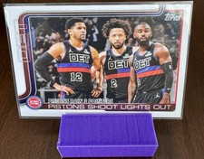 2025 Topps Pistons Shoot Lights Out Cade Cunningham #279