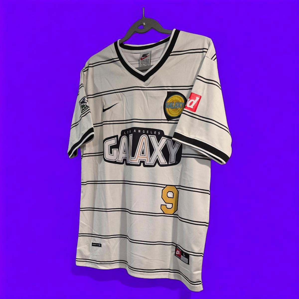 LA GALAXY 97/98 THIRD - Retro - Soccer - JORGE CAMPOS # 9 - 2XL