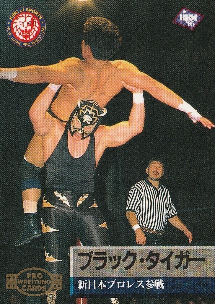 1995 BBM Pro Wrestling - Black Tiger #33 for sale | eBay
