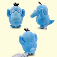 Blue Shiny Psyduck Plush Soft Stuffed Doll Toy 5.4"