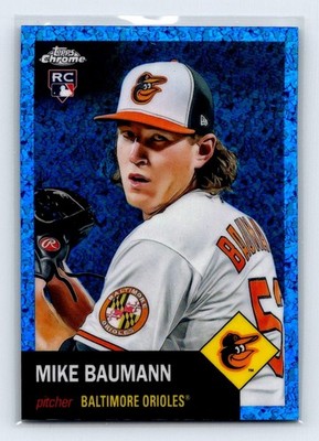 2022 Topps Chrome Platinum Anniversary #242 Mike Baumann Orioles RC /199