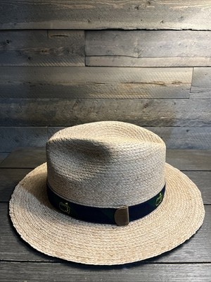 Vintage MASTERS GOLF Tournament STRAW HAT MENS L/XL AUGUSTA  display picture 1