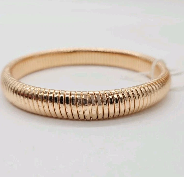 Omega эластичный браслет розовое золото тон OSFM один размер винтажный - Изображение 2 из 4