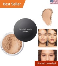 Loose Powder Foundation SPF 15 - Medium Beige, Talc-Free  Non-Comedogenic