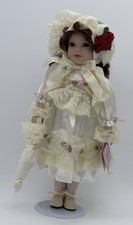 Vintage Collectible Royal Heirloom Porcelain Doll Special Edition Stand Included