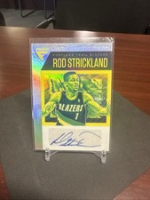 Rod Strickland 2020-21 Panini Flux Basketball Signatures Silver Prizm Auto #18 4