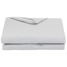 FULI 100 Cotton Zippered Futon Cover, Japanese Mattress Twin, Grey
