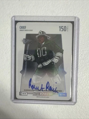 Bo Jackson Battle Arena BOBA Battle Foil Auto Chief Robert Parish BFA-90