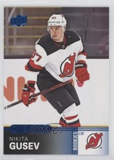 2019-20 Upper Deck Overtime Rookies Blue Foil Nikita Gusev #115 0a4