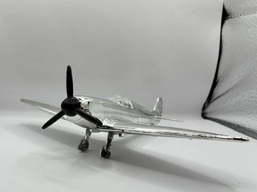 Vintage Dinky Spitfire MkII Silver *Sold As Part Built As No Wheels Or Antenna*