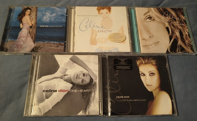 Celine Dion - Sammlung - 5 CDs - 4 Alben und 1 Kompilation